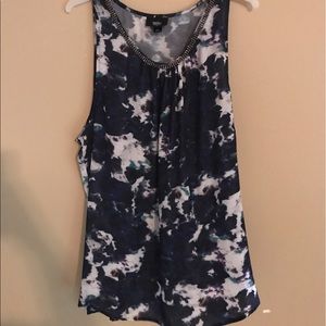 Mossimo sleeveless blouse with beading detail
