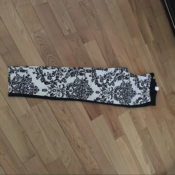 Zara Woman Damask Print Pants - Picture 2 of 3