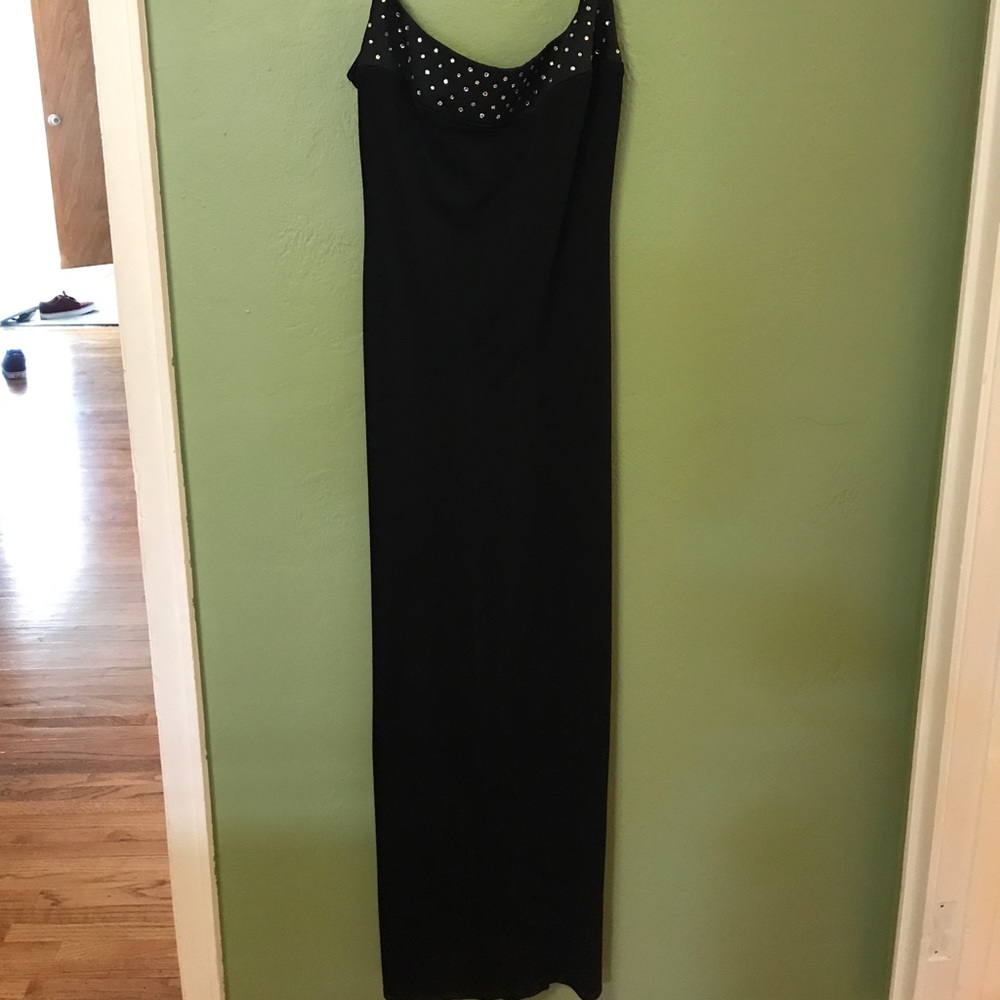 Long black dress