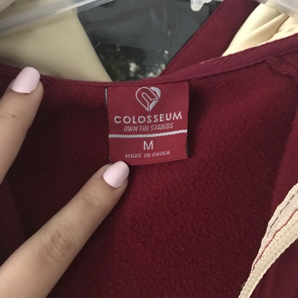 Boston College Eagles Maroon Quarter-Zip Hoodie - Picture 5 of 8