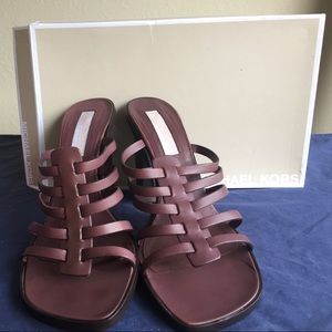 Michael Kors strapped heels size 9.5