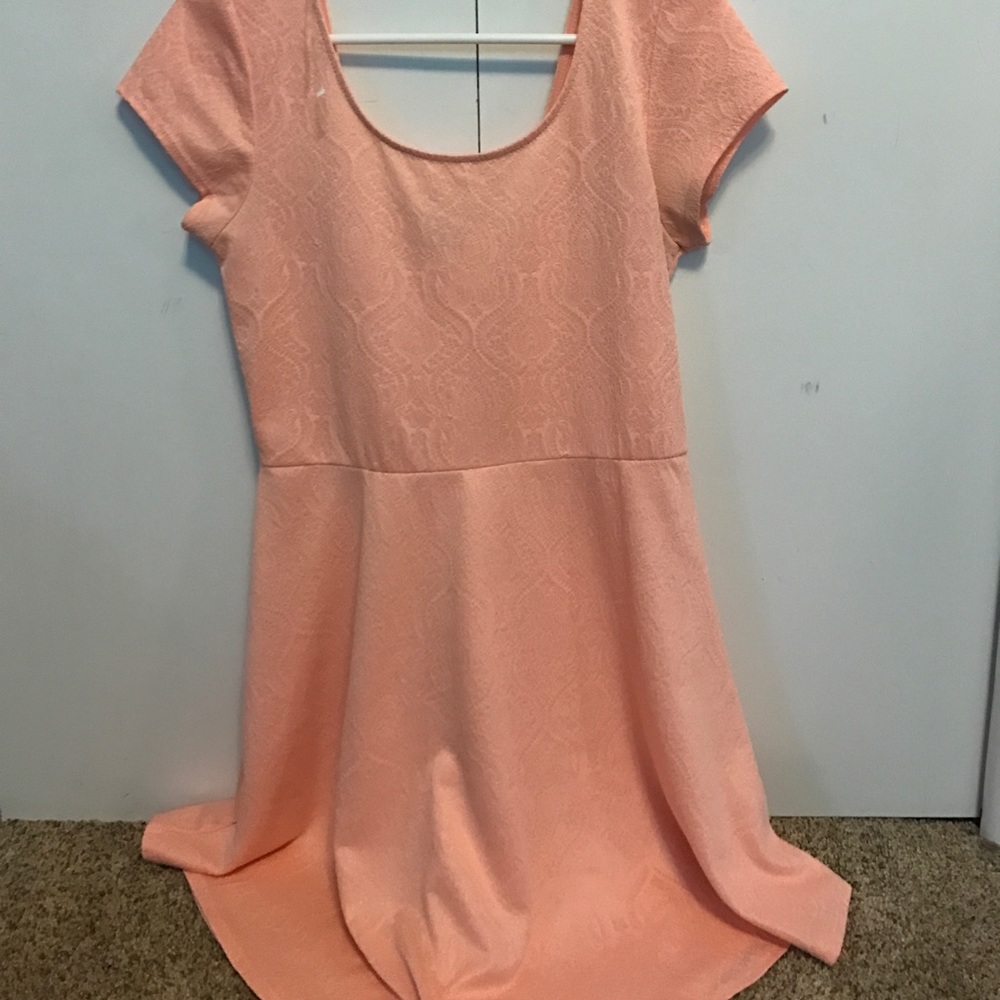 Peach dress