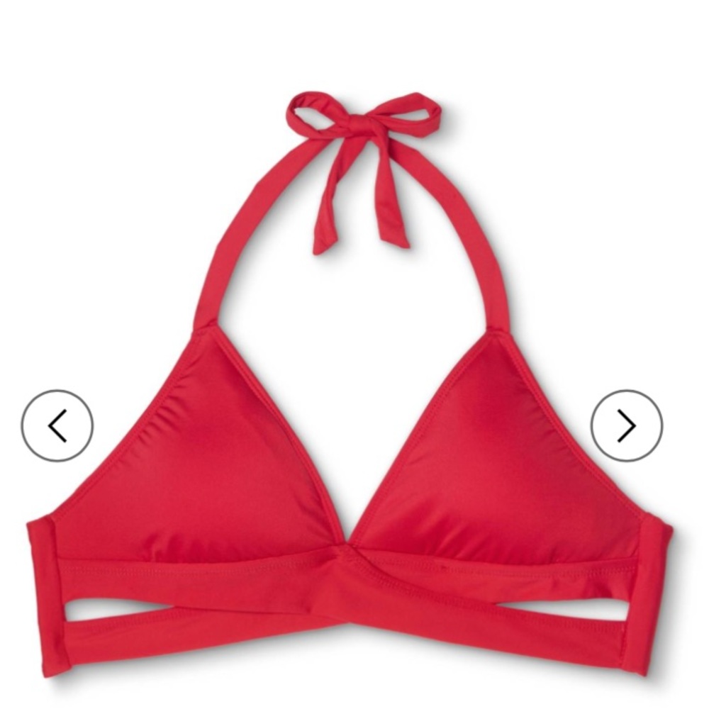 Burgundy Bikini Top