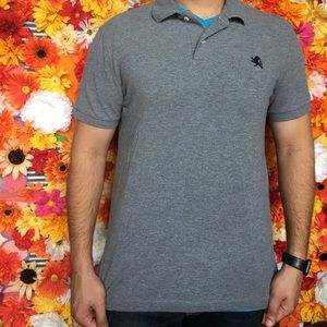 Men's grey express polo