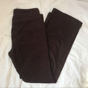 Corduroy Ann Taylor Loft Burgundy Modern Flare