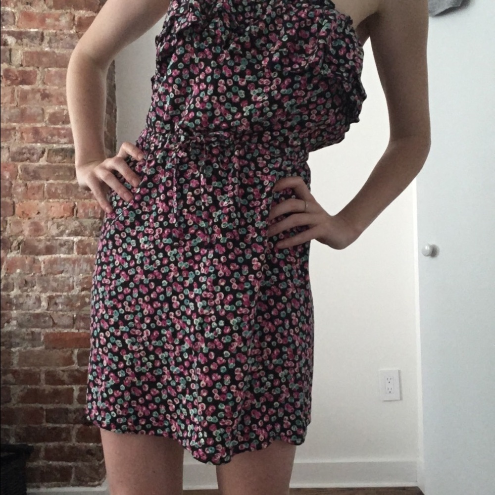 Floral strapless Victoria's Secret summer dress