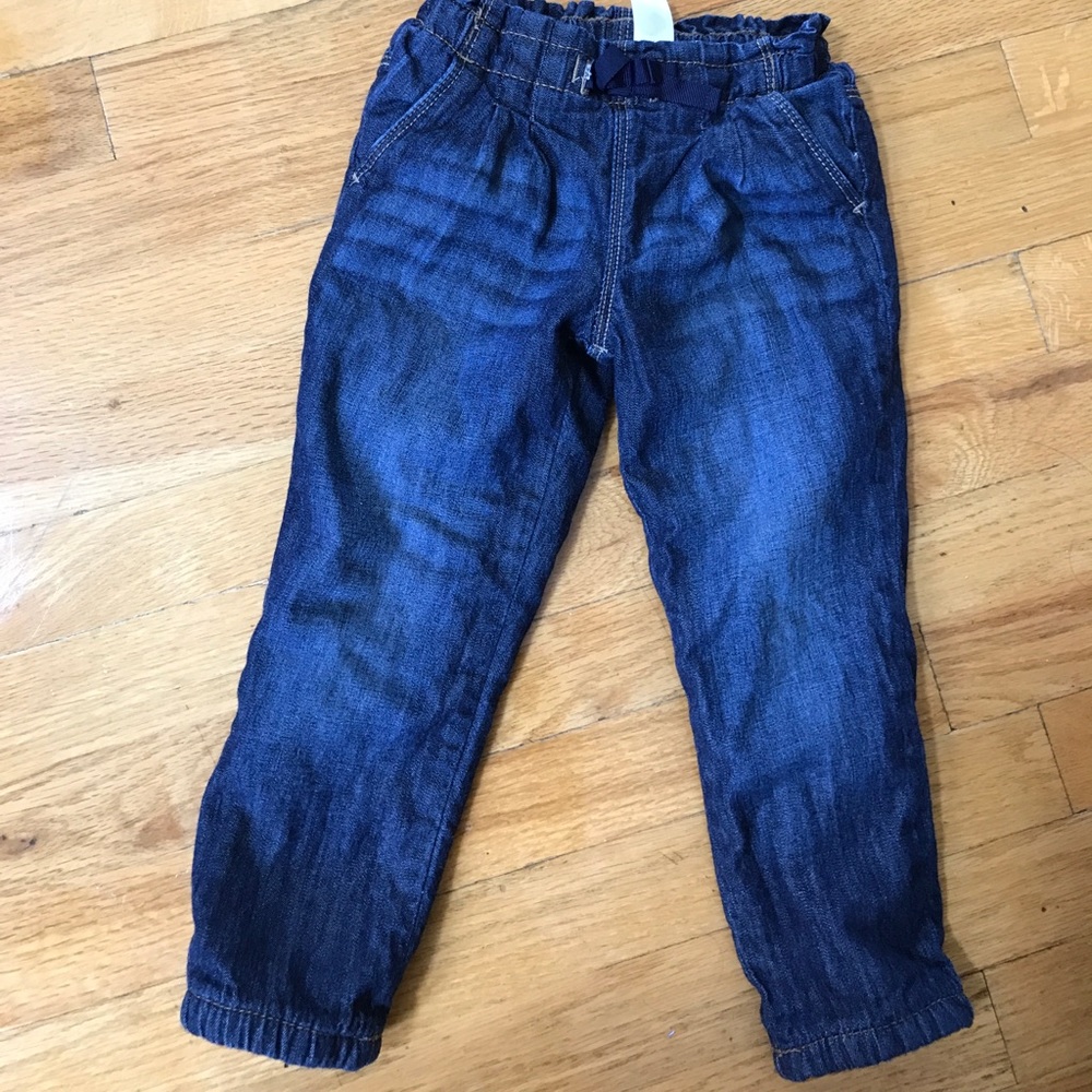 Fleece lined jeans