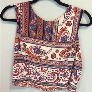 Bohemian Forever 21 Crop Top