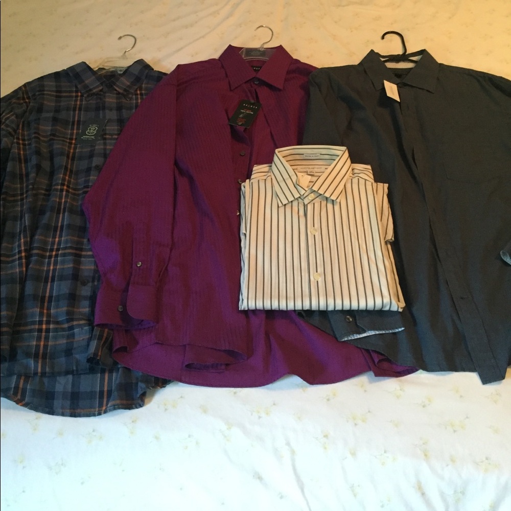 👔 BNWT Men's Collared Shirt Bundle