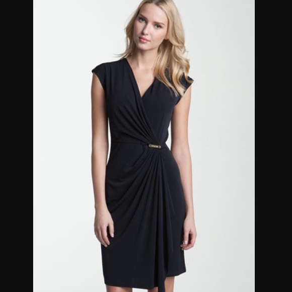 Michael Kors Dresses & Skirts - 🎉SALE Michael Kors Black Capped Sleeve Dress