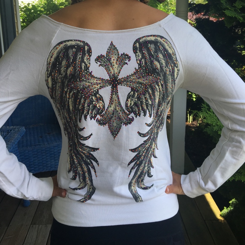 Off the shoulder pullover