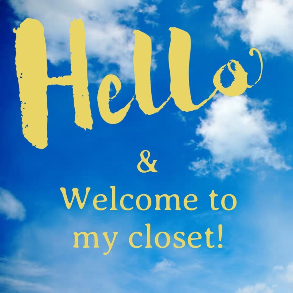 Welcome to my closet!