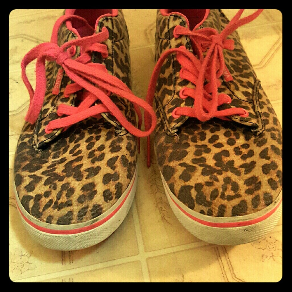 Cheetah Print Van's.