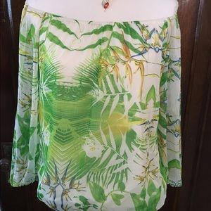 Philosophy off shoulder  key-hole summer tropical