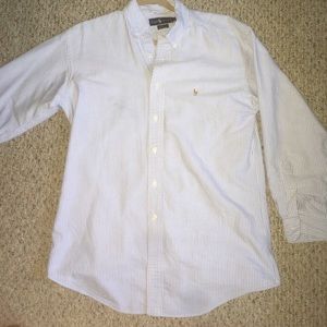 Ralph Lauren Striped Baby Blue Buttondown