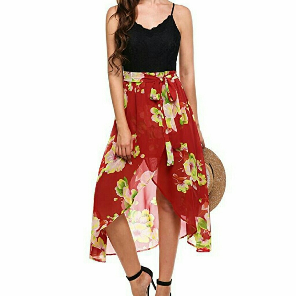 Xcel Couture Laila Slit Maxi Dress - Picture 3 of 3