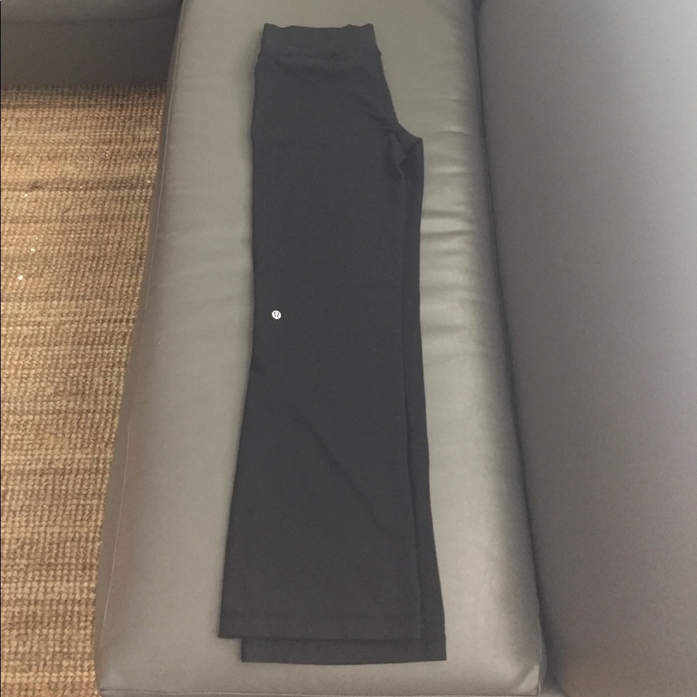 lululemon Black Full Length Wide Leg Yoga Pants