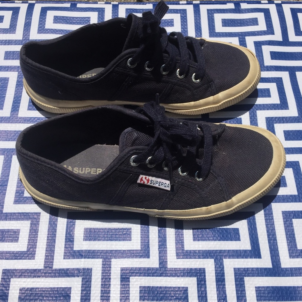 Navy Superga Sneakers