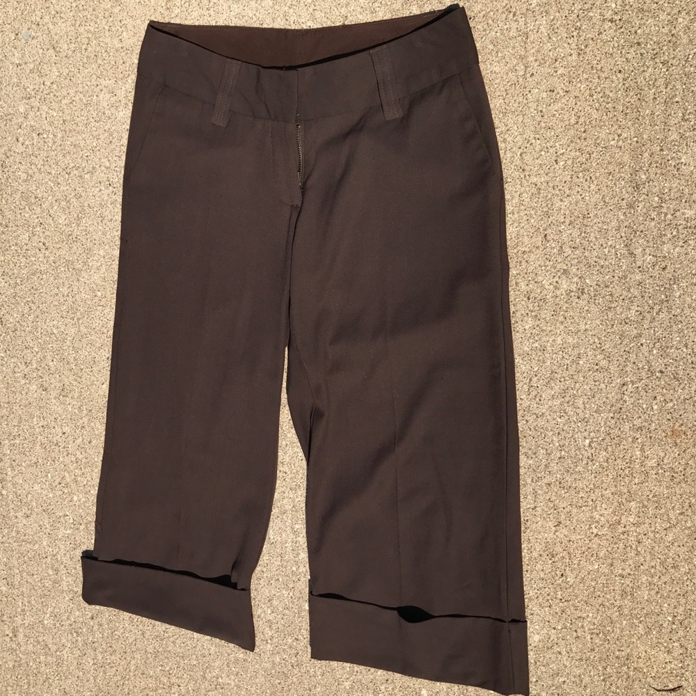 GAP brand brown capris. NWOT W28 L26 I-17