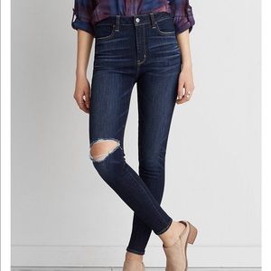 High rise jeans