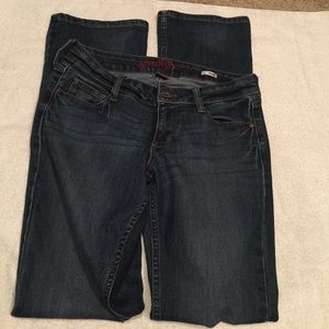 Arizona size 5 average bootcut Blue Jeans