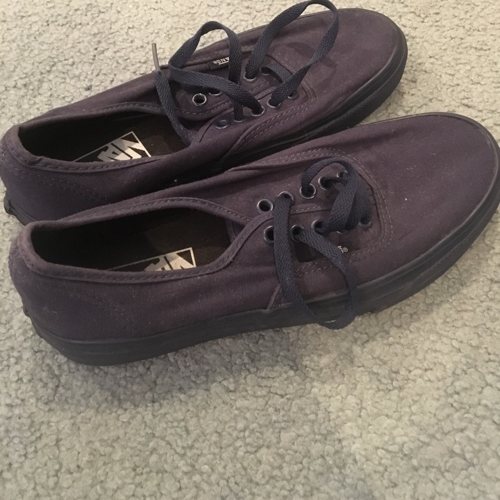 All Navy Vans - Women's 8 and Men's 6.5