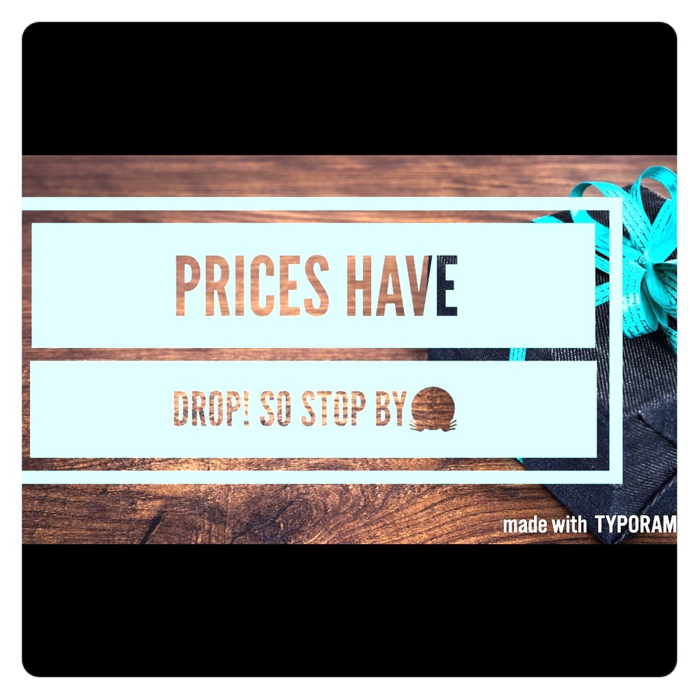 Price drop