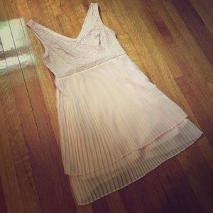 Pale pink LC tiered dress