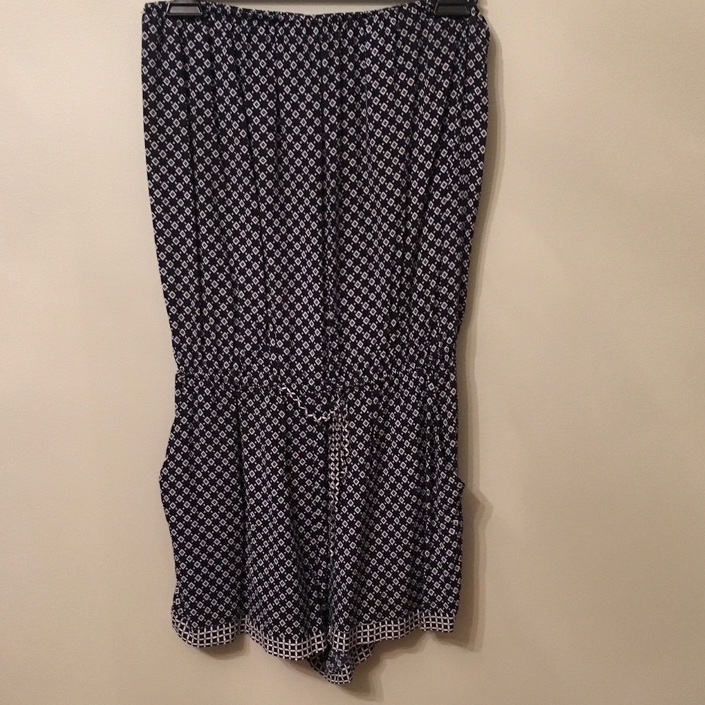 Navy & white jumper