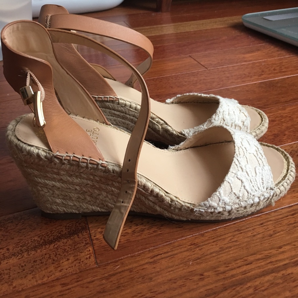 Vince Camuto Lace Wedges