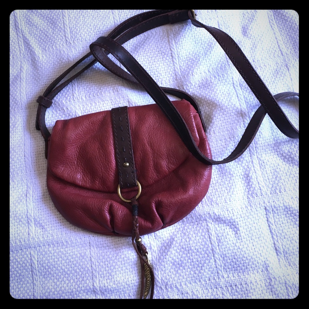Lucky brand Red Cross body purse