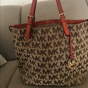 Michael Kors large leather tote