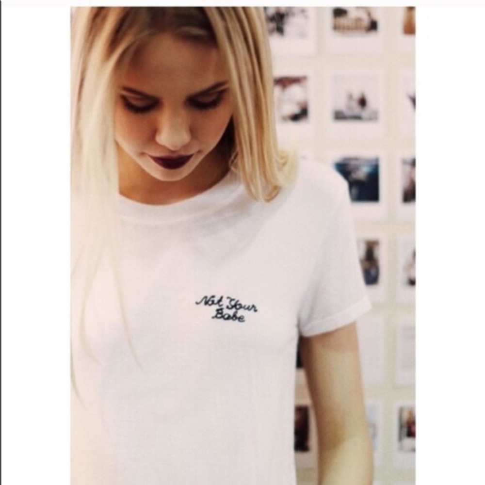 Brandy Melville not your babe top