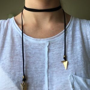 Black Wrap Necklace
