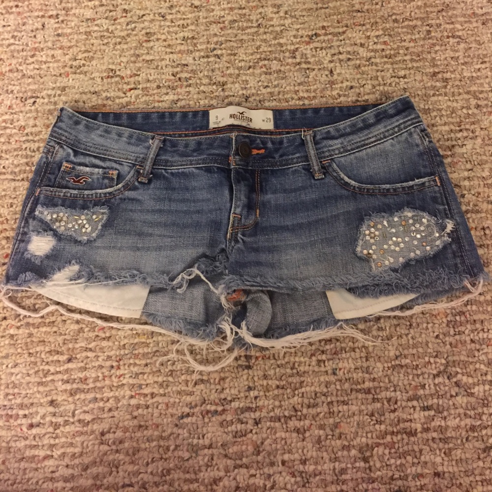 Hollister jean shorts