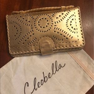 Cleobella Clutch Wallet Gold