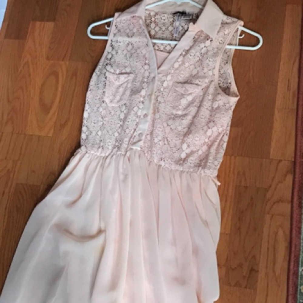 Baby pink dress
