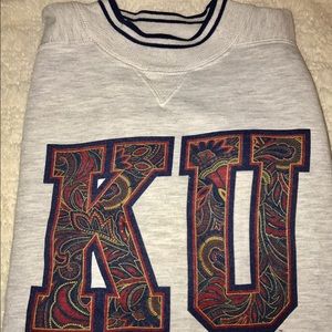 Vintage style KU sweatshirt❤️