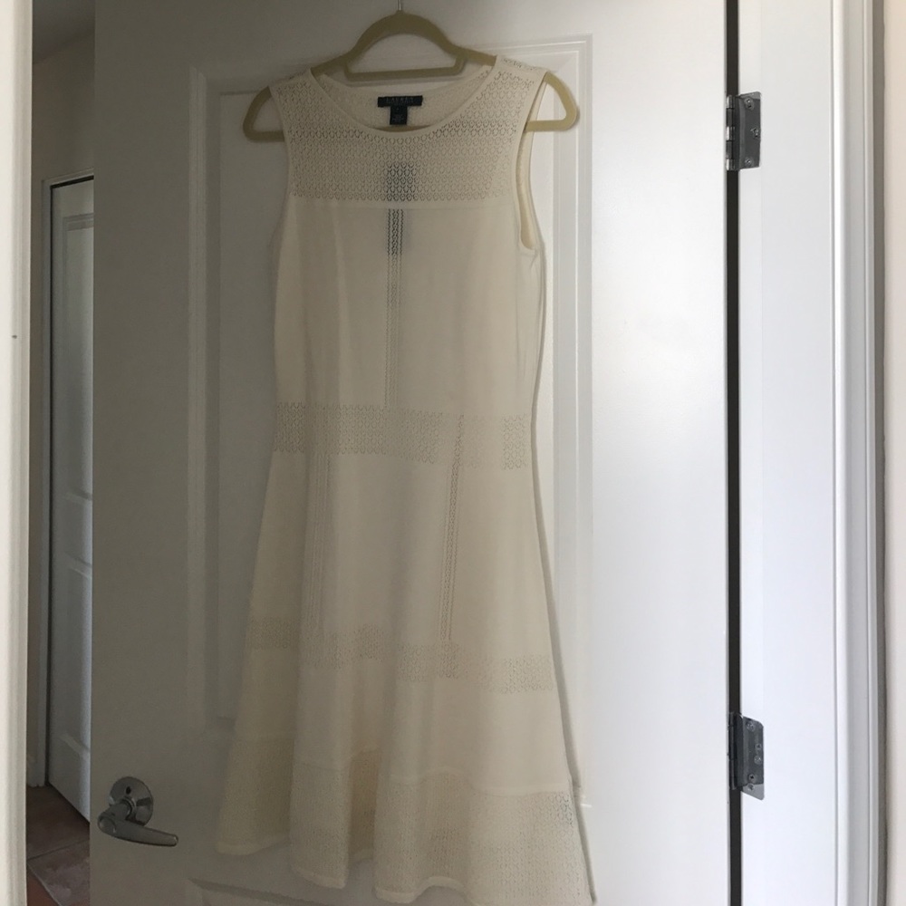 Ralph Lauren knit lightweight cream dress