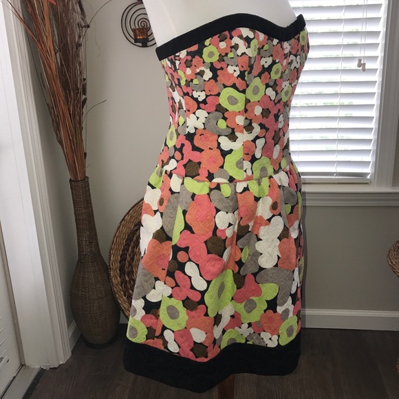 Jessica Simpson Floral Strapless Dress - Picture 3 of 6