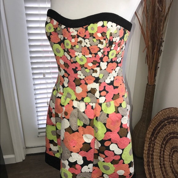 Jessica Simpson Floral Strapless Dress - Picture 2 of 6