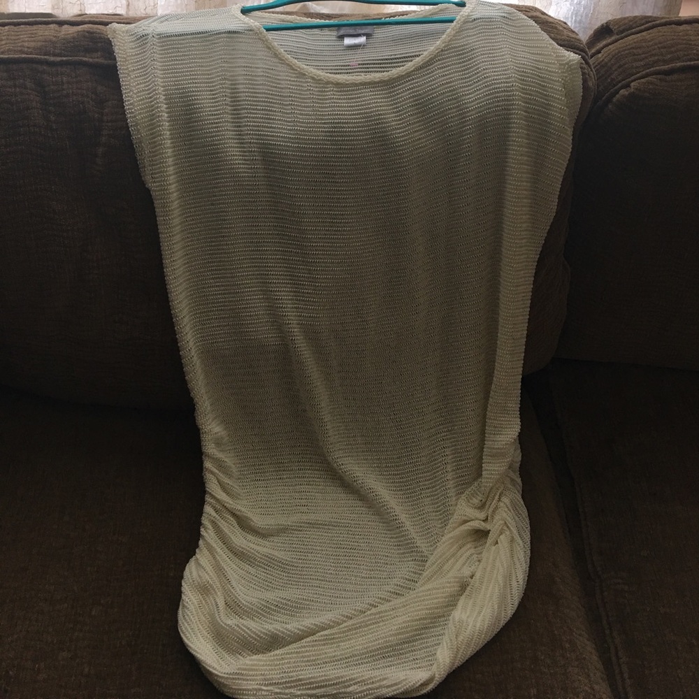 Jordan Taylor cream bikini coverup