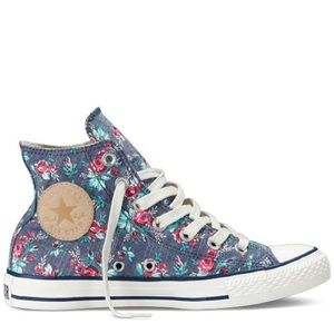 Converse Floral High-Tops