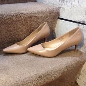 Nude kitten heels