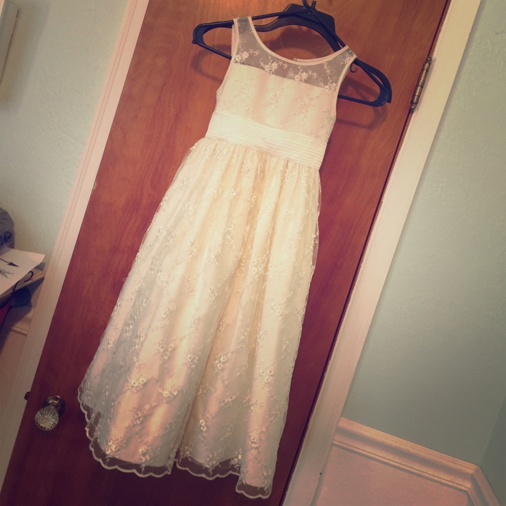 Ivory Flower girl dress