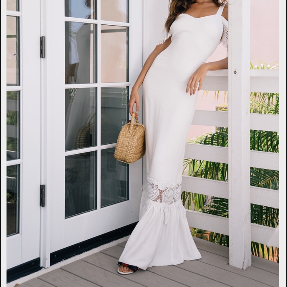 Stone cold fox Hampton dress white size 3