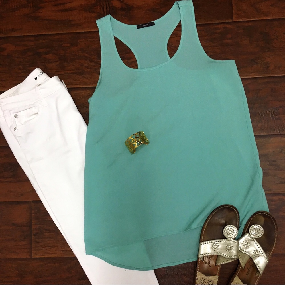 Teal Tank Top