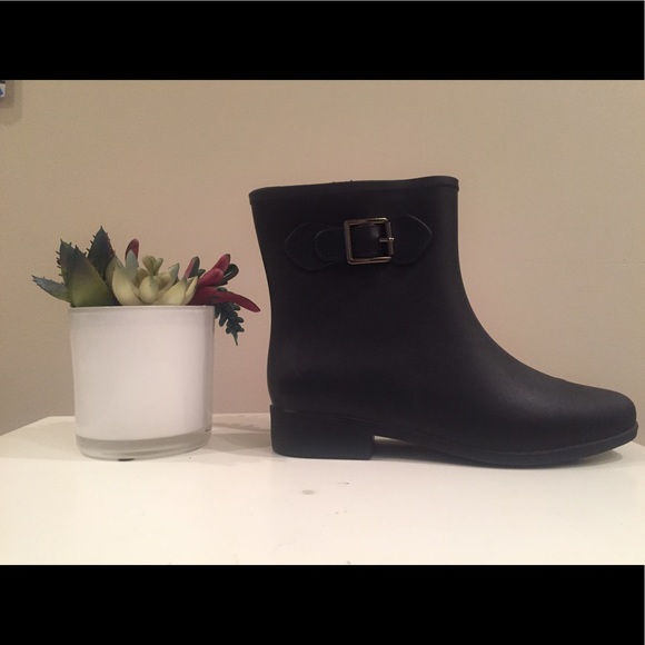 Black Rain Boots (Never worn!) - Picture 1 of 3
