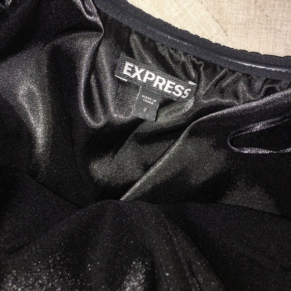 Strapless black dressy romper - Picture 4 of 4