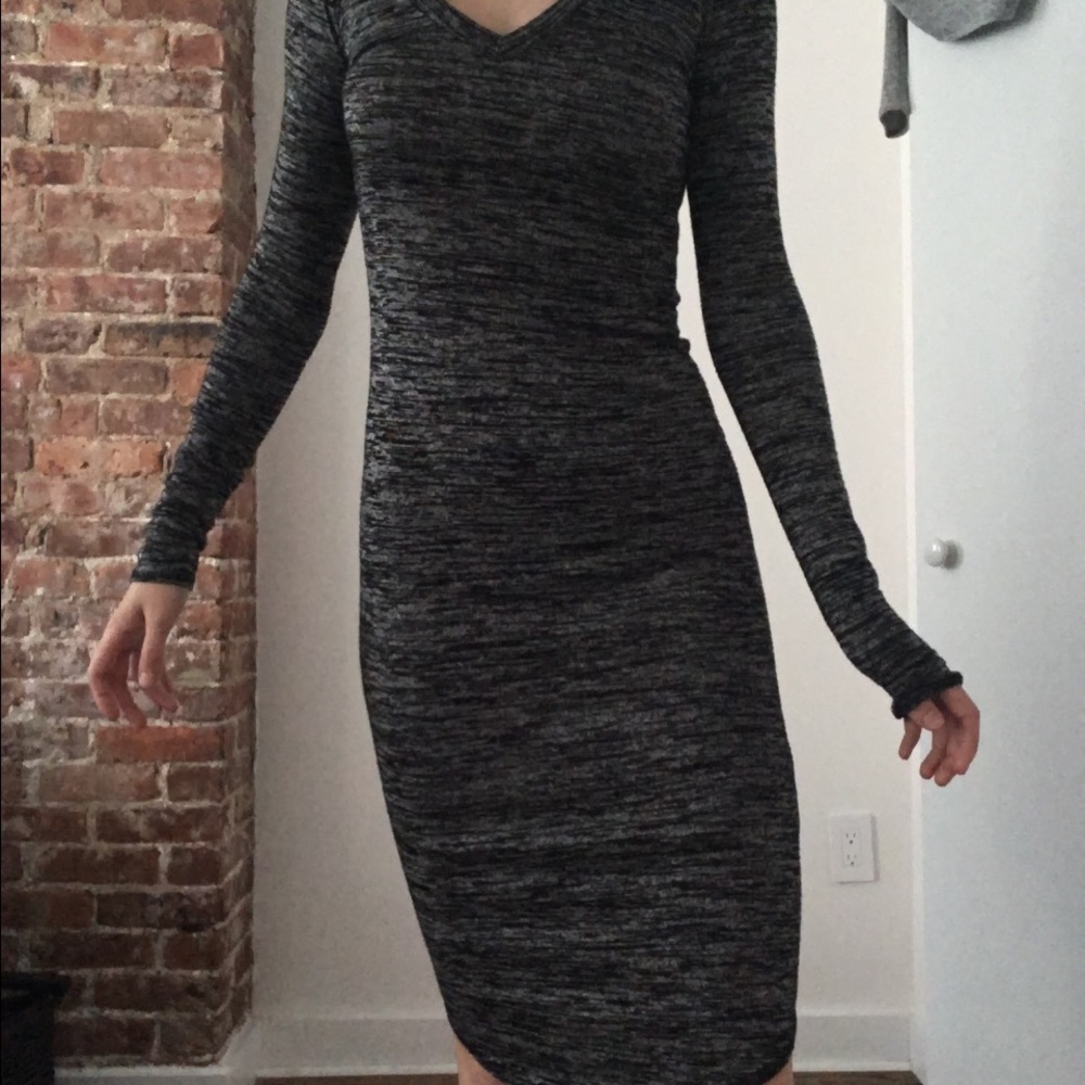 Wilfred Free marled black dress